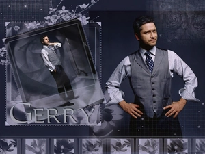 waistcoat, Gerard Butler, Tie