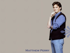 Matthew Perry, black vest