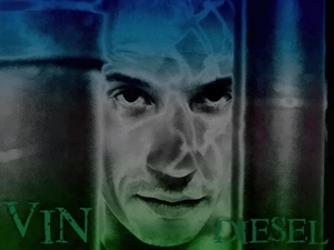 Vin Diesel, face