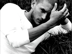 Wentworth Miller, grass