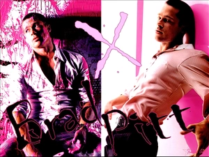 shirt, Brad Pitt, White