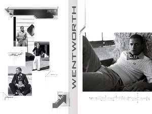 sweater, Wentworth Miller, white