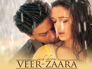 Veer Zaara, Preity Zinta, Shahrukh Khan, Rain